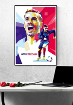Tranh Treo Tường Cầu Thủ Bóng Đá Antoine Griezmann Mẫu 5