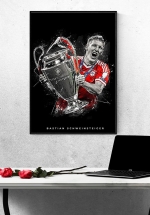 Tranh Treo Tường Cầu Thủ Bóng Đá Bastian Schweinsteiger