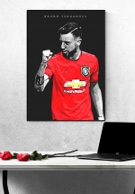 Tranh Treo Tường Cầu Thủ Bóng Đá Bruno Fernandes