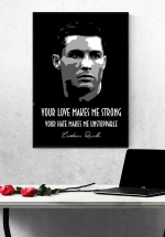 Tranh Treo Tường Cầu Thủ Bóng Đá Cristiano Ronaldo Mẫu 15