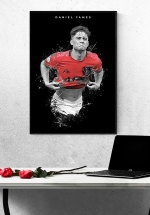 Tranh Treo Tường Cầu Thủ Bóng Đá Daniel James