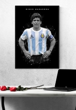Tranh Treo Tường Cầu Thủ Bóng Đá Diego Maradona