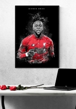 Tranh Treo Tường Cầu Thủ Bóng Đá Divock Origi