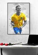 Tranh Treo Tường Cầu Thủ Bóng Đá Gabriel Jesus