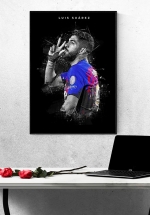 Tranh Treo Tường Cầu Thủ Bóng Đá Luis Suárez