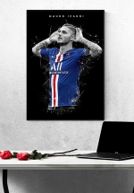 Tranh Treo Tường Cầu Thủ Bóng Đá Mauro Icardi