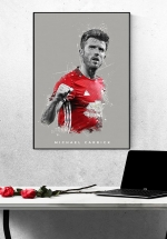 Tranh Treo Tường Cầu Thủ Bóng Đá Michael Carrick