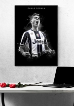 Tranh Treo Tường Cầu Thủ Bóng Đá Paulo Dybala Mẫu 02