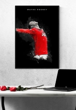 Tranh Treo Tường Cầu Thủ Bóng Đá Wayne Rooney Mẫu 02