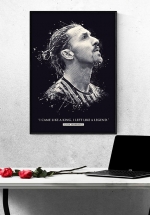 Tranh Treo Tường Cầu Thủ Bóng Đá Zlatan Ibrahimovic Mẫu 3