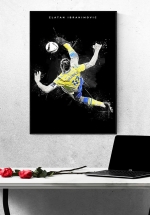 Tranh Treo Tường Cầu Thủ Bóng Đá Zlatan Ibrahimovic Mẫu 5
