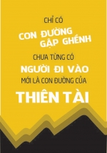 Tranh Treo Tường Chỉ Có Con Đường Gập Ghềnh Chưa Từng Có Người Đi Vào Mới Là Con Đường Của Thiên Tài