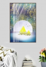 Tranh Treo Tường Chiếc Thuyền Trăng (40×60 cm)