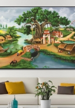 Tranh Treo Tường Cổng Làng 2