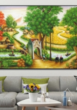 Tranh Treo Tường Cổng Làng