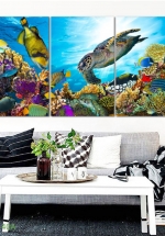 Tranh Treo Tường Đại Dương (3 Tấm 40×60 Cm)