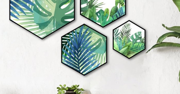 Tranh Treo Tường Lá Xanh 15