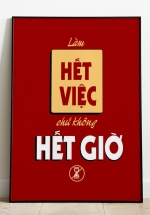 Tranh Treo Tường Làm Hết Việc Chứ Không Hết Giờ