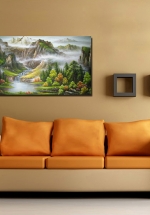 Tranh Treo Tường Mây Và Núi