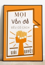 Tranh Treo Tường Mọi Vấn Đề Đều Có Cách Giải Quyết