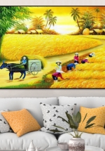 Tranh Treo Tường Phong Cảnh Đồng Quê