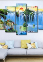 Tranh Treo Tường Phong Cảnh Thác Nước Hùng Vĩ 2