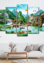 Tranh Treo Tường Sơn Thủy Hữu Tình 4
