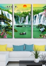 Tranh Treo Tường Sơn Thủy Hữu Tình 9