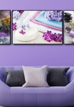 Tranh Treo Tường Spa Hoa Tím