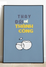 Tranh Treo Tường Thay Đổi Để Thành Công