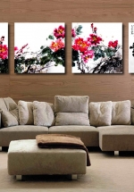 Tranh Treo Tường Vườn Hoa Mẫu Đơn 3