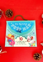 Túi Truyện Xinh Đẹp – 10 Câu Chuyện Tuyệt Vời Để Các Bạn Nhỏ Mang Theo Bên Mình (Túi Màu Xanh)