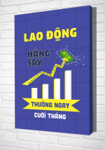 Tranh Treo Tường Lao Động Hăng Say Thưởng Ngay Cuối Tháng – TVPAB07