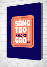 Tranh Treo Tường Sáng Tạo Khắc Có Gạo Ăn – TVP334