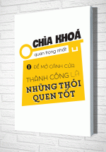 Tranh Treo Tường Chìa Khóa Quan Trọng Nhất Để Mở Cánh Cửa Thành Công : Những Thói Quen Tốt – TVP369