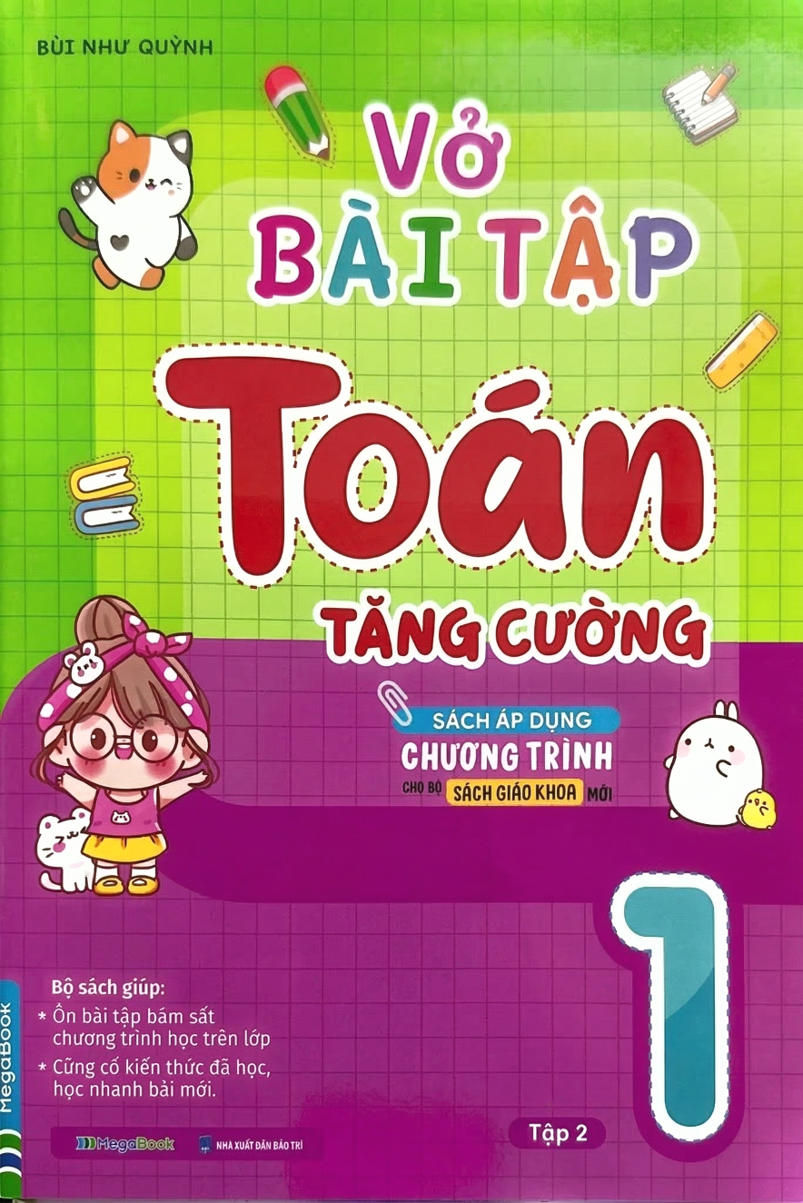Vở Bài Tập Toán Tăng Cường Lớp 1 Tập 2