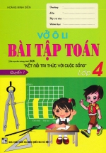 Vở Ô Li Bài Tập Toán Lớp 4 – Quyển 1 (Bộ Sách Kết Nối Tri Thức Với Cuộc Sống)