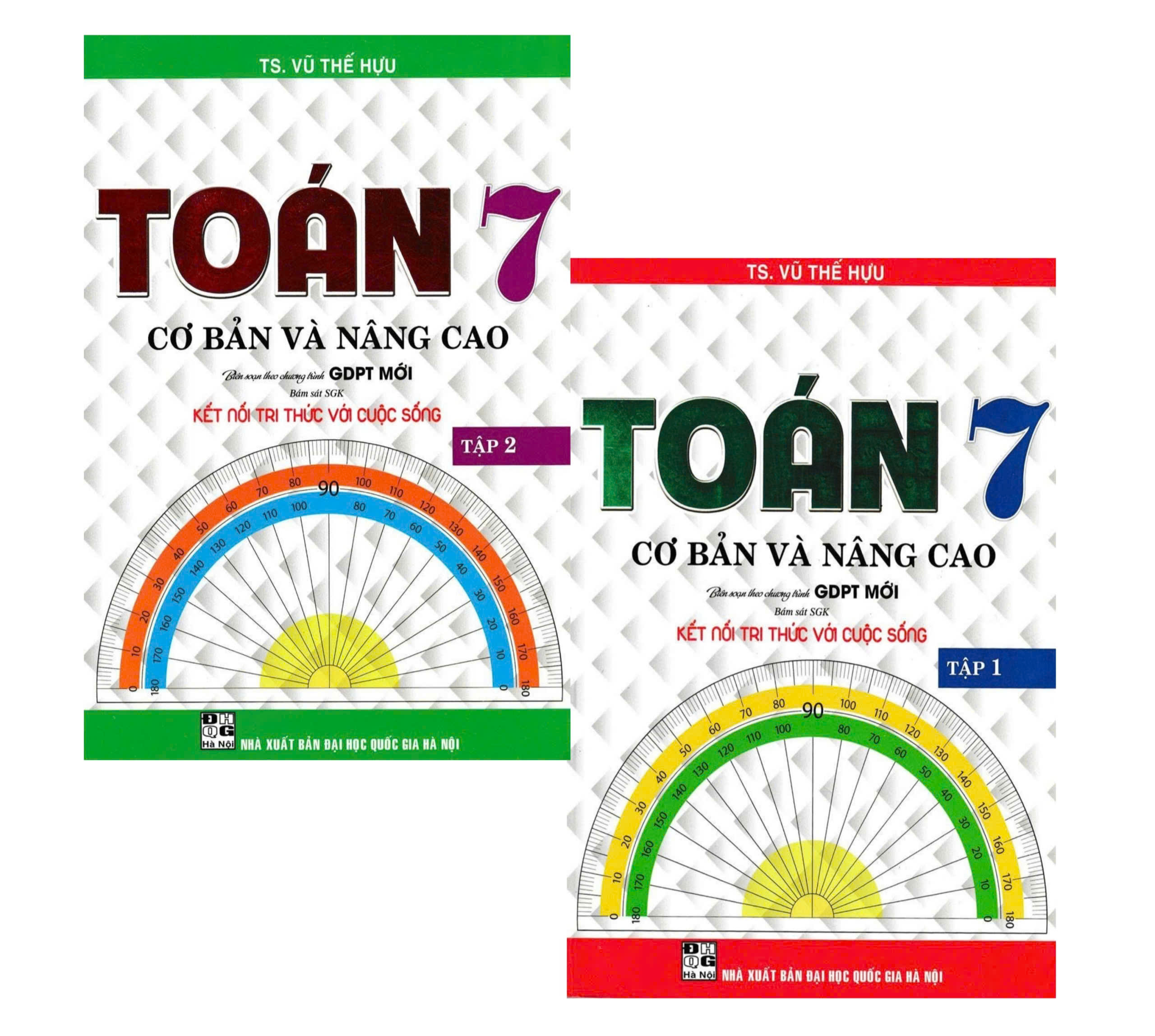 Combo Bộ 2 Cuốn Toán Cơ Bản Và Nâng Cao Lớp 7 – Tập 1 + 2 (Bám Sát SGK Kết Nối Tri Thức Với Cuộc Sống)