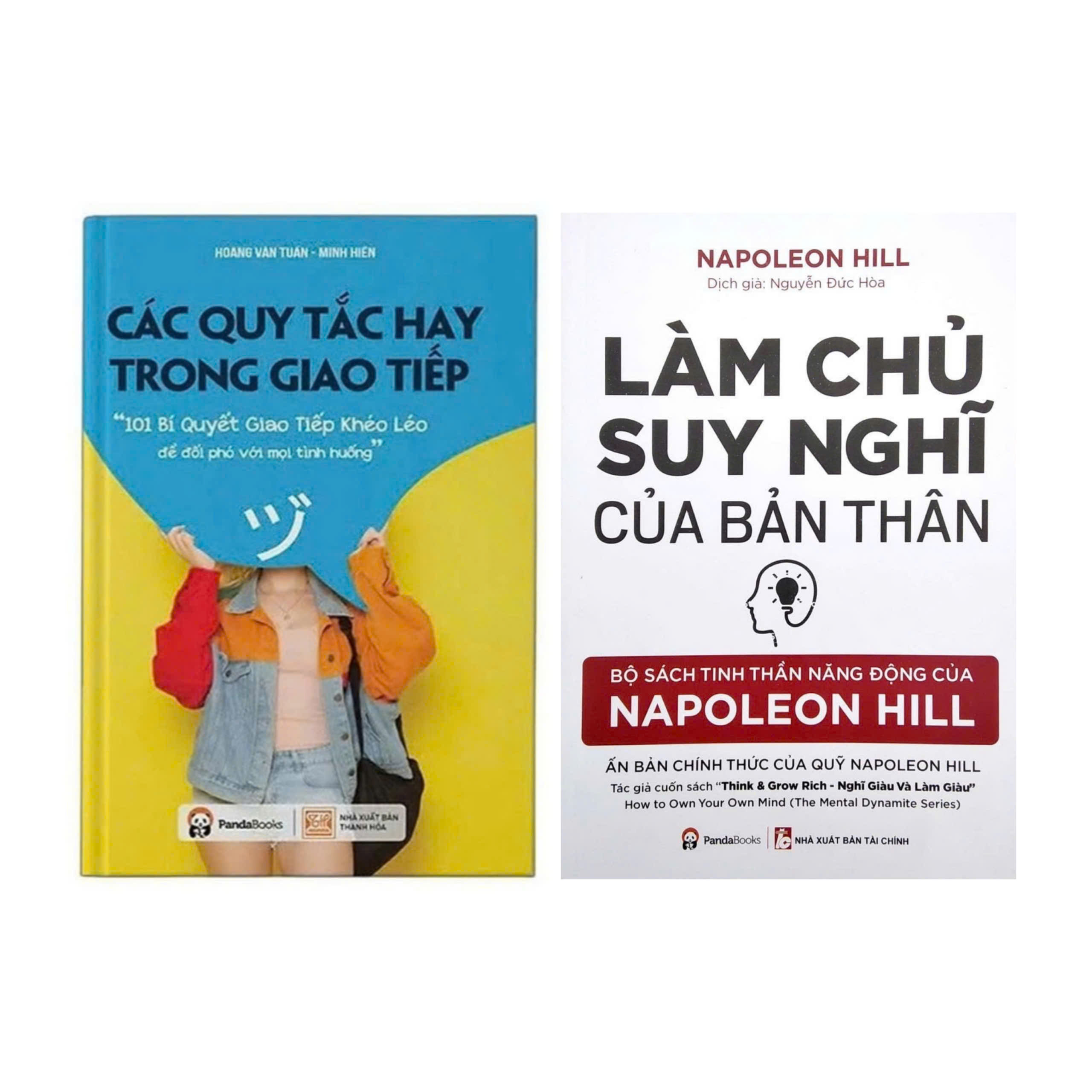 Combo Các Quy Tắc Hay Trong Giao Tiếp + Làm Chủ Suy Nghĩ Của Bản Thân (Bộ 2 Cuốn)